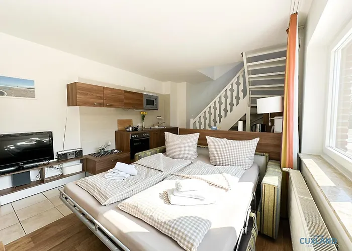 Familienurlaub Auf Zwei Ebenen Im Herzen Von Duhnen Appartement *